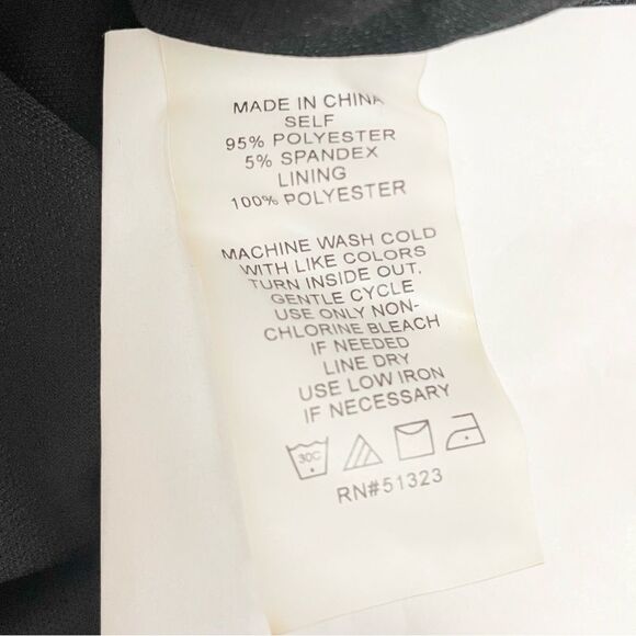 Vince Camuto Black Sequin Long Sleeve Dress - Picture 13 of 14